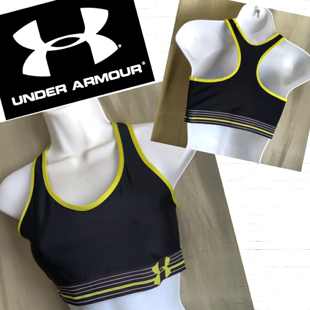 🗺️ Under Armour Racerback sports bra w/ mid-impact support & a logoed underband